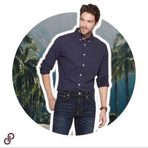 ⚫️🌌GOODFELLOW & CO Northrop Night Sky Long-Sleeve Shirt🌌⚫️